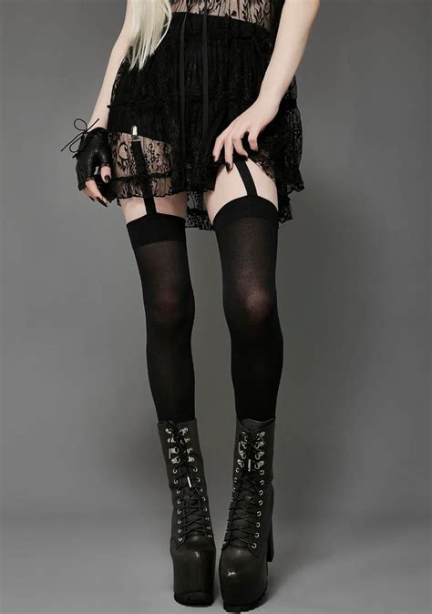 thigh highs with garter belt|How To Wear Garters .